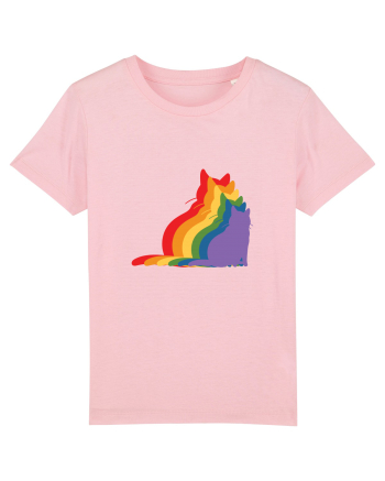 Rainbow Cat Cotton Pink