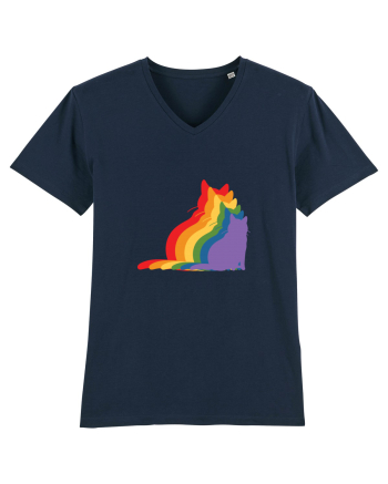 Rainbow Cat French Navy