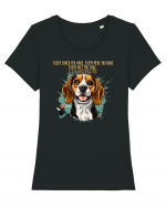 EVERY SNACK YOU MAKE, I`LL BE WATCHING YOU - Beagle Tricou mânecă scurtă guler larg fitted Damă Expresser