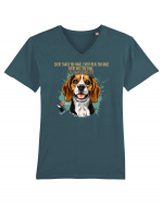 EVERY SNACK YOU MAKE, I`LL BE WATCHING YOU - Beagle Tricou mânecă scurtă guler V Bărbat Presenter