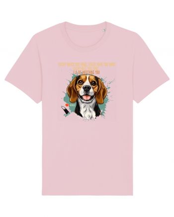 EVERY SNACK YOU MAKE, I`LL BE WATCHING YOU - Beagle Cotton Pink