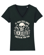If I Had Feelings They'd Be for You Tricou mânecă scurtă guler V Damă Evoker