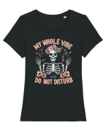 My Whole Vibe is on Do Not Disturb Tricou mânecă scurtă guler larg fitted Damă Expresser