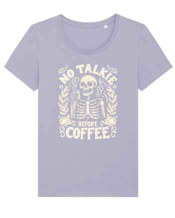 No Talkie before Coffee Lavender