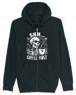 Shh Coffee First Hanorac cu fermoar Unisex Connector