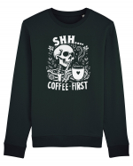 Shh Coffee First Bluză mânecă lungă Unisex Rise
