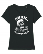 Shh No One Cares Tricou mânecă scurtă guler larg fitted Damă Expresser