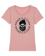 TaraBOSStes Tricou mânecă scurtă guler larg fitted Damă Expresser