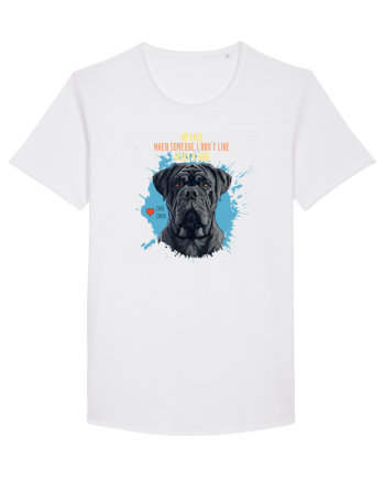 MY FACE WHEN SOMEONE TELLS A JOKE - Cane Corso White