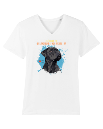 CAN`T HEAR YOU AM AWESOME - Cane Corso White