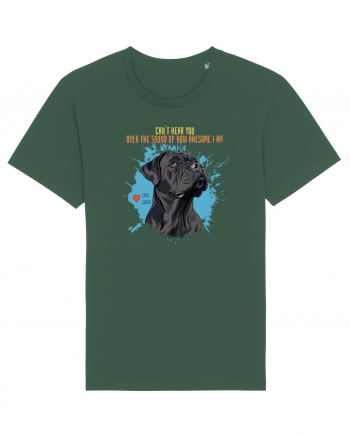CAN`T HEAR YOU AM AWESOME - Cane Corso Bottle Green