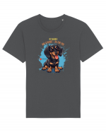 MY WIENER HAS A HEART ON - Dachsund / Teckel Tricou mânecă scurtă Unisex Rocker