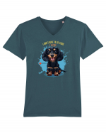 I DON`T HAVE TO BE GOOD, I`M CUTE - Dachsund / Teckel Tricou mânecă scurtă guler V Bărbat Presenter