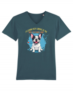 I`M GONNA KEEP LOOKING - French Bulldog Tricou mânecă scurtă guler V Bărbat Presenter