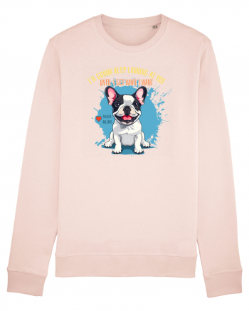 I`M GONNA KEEP LOOKING - French Bulldog Candy Pink