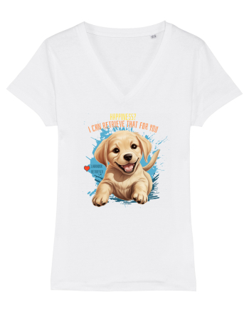 I CAN RETRIEVE HAPPINESS - Labrador Retriever White