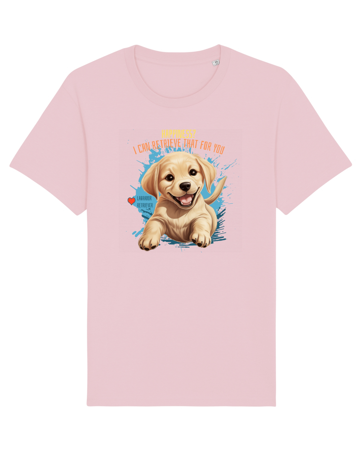 Tricou mânecă scurtă Unisex Rocker Cotton Pink