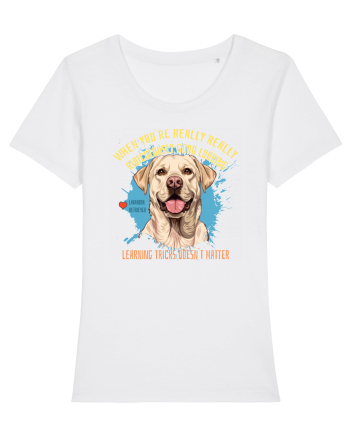 WHEN YOU`RE GOOD LOOKING - Labrador Retriever White