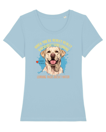 WHEN YOU`RE GOOD LOOKING - Labrador Retriever Sky Blue