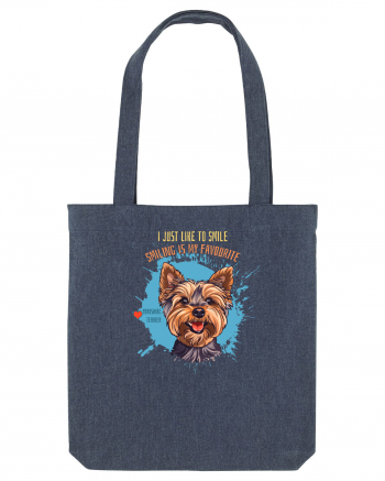 I JUST LIKE TO SMILE - Yorkshire Terrier Midnight Blue