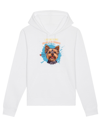 I JUST LIKE TO SMILE - Yorkshire Terrier White