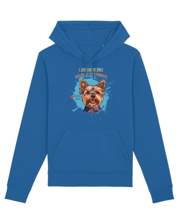 I JUST LIKE TO SMILE - Yorkshire Terrier Royal Blue