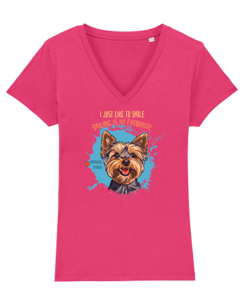 I JUST LIKE TO SMILE - Yorkshire Terrier Raspberry