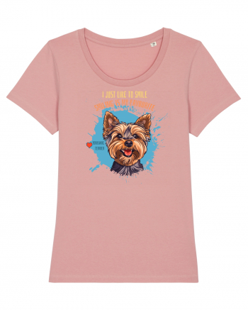 I JUST LIKE TO SMILE - Yorkshire Terrier Canyon Pink
