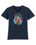 I JUST LIKE TO SMILE - Yorkshire Terrier Tricou mânecă scurtă guler V Bărbat Presenter