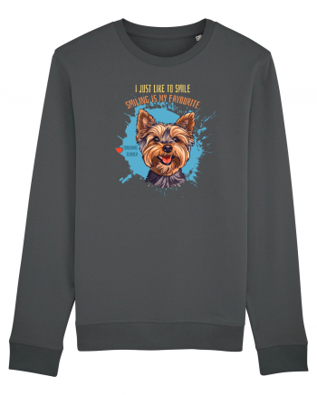 I JUST LIKE TO SMILE - Yorkshire Terrier Anthracite
