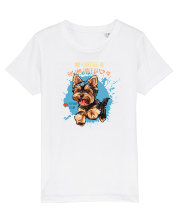 YOU MIGHT SEE ME, CAN`T CATCH ME - Yorkshire Terrier White