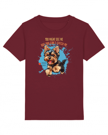 YOU MIGHT SEE ME, CAN`T CATCH ME - Yorkshire Terrier Burgundy