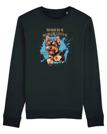 YOU MIGHT SEE ME, CAN`T CATCH ME - Yorkshire Terrier Black