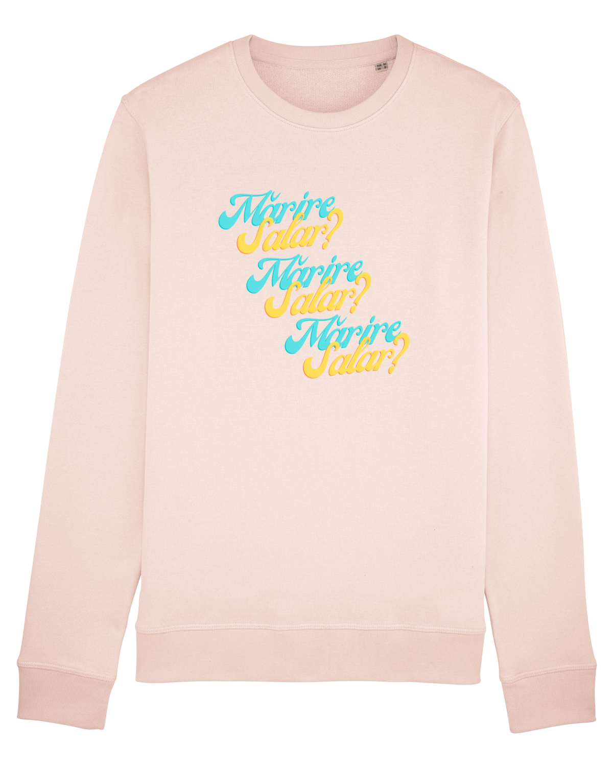 Bluză mânecă lungă Unisex Rise Candy Pink
