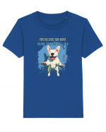 FIRST WE STEAL YOUR HEART, THEN YOUR BED & SOFA - Bull Terrier Tricou mânecă scurtă  Copii Mini Creator