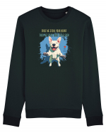 FIRST WE STEAL YOUR HEART, THEN YOUR BED & SOFA - Bull Terrier Bluză mânecă lungă Unisex Rise