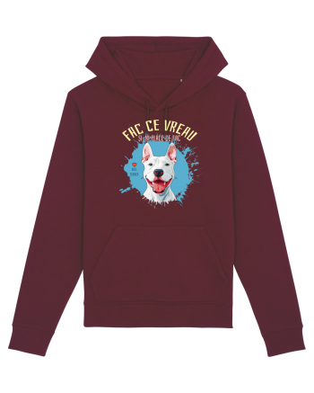 FAC CE VREAU SI-MI PLACE CE FAC - Bull Terrier Burgundy