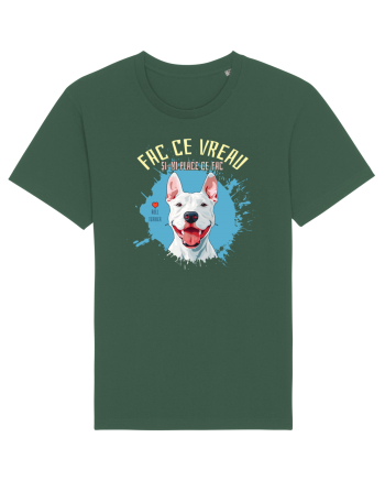 FAC CE VREAU SI-MI PLACE CE FAC - Bull Terrier Bottle Green