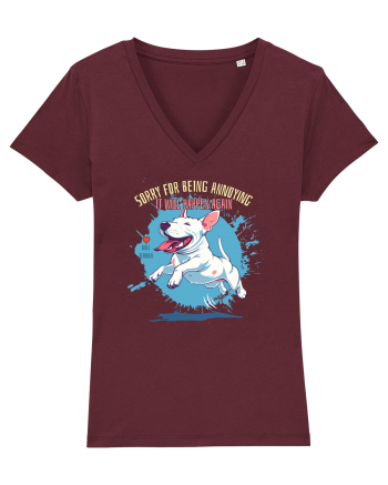SORRY  4 BEING ANNOYING, IT WILL HAPPEN AGAIN - Bull Terrier Burgundy