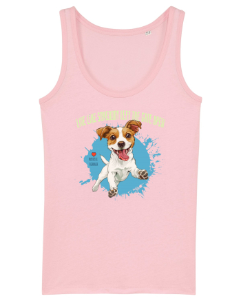 LIVE LIKE SOMEBODY LEFT THE GATE OPEN - Russell Terrier Cotton Pink