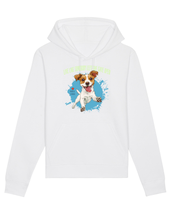 LIVE LIKE SOMEBODY LEFT THE GATE OPEN - Russell Terrier White