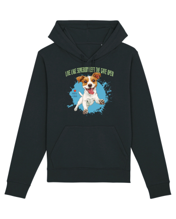 LIVE LIKE SOMEBODY LEFT THE GATE OPEN - Russell Terrier Black