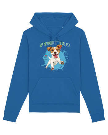 LIVE LIKE SOMEBODY LEFT THE GATE OPEN - Russell Terrier Royal Blue