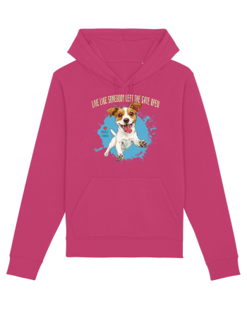 LIVE LIKE SOMEBODY LEFT THE GATE OPEN - Russell Terrier Raspberry