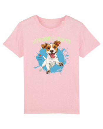 LIVE LIKE SOMEBODY LEFT THE GATE OPEN - Russell Terrier Cotton Pink