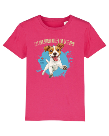 LIVE LIKE SOMEBODY LEFT THE GATE OPEN - Russell Terrier Raspberry