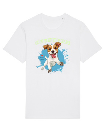 LIVE LIKE SOMEBODY LEFT THE GATE OPEN - Russell Terrier White