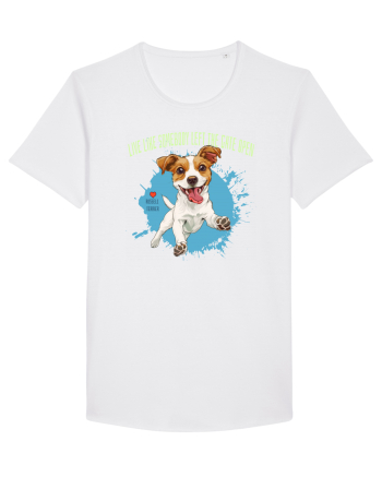 LIVE LIKE SOMEBODY LEFT THE GATE OPEN - Russell Terrier White