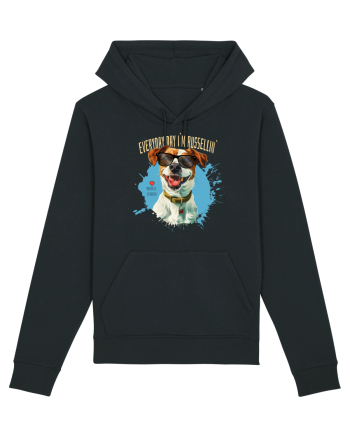EVERY DAY I`M RUSSELLIN` - Russell Terrier Black