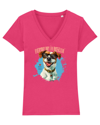 EVERY DAY I`M RUSSELLIN` - Russell Terrier Raspberry
